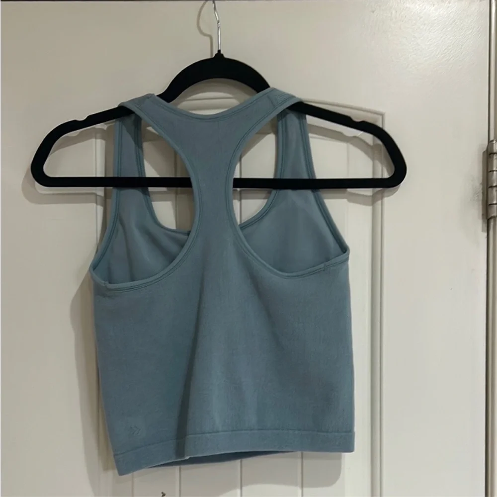 Blue Racerback Tank Top - Picture 3 of 5